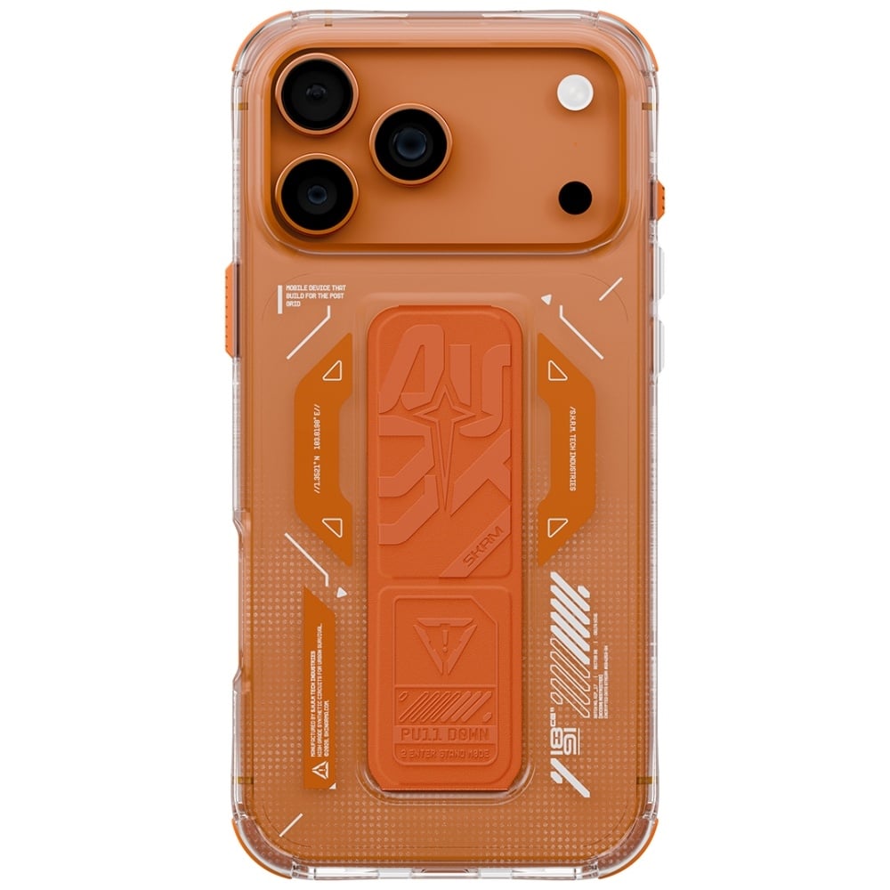 Θήκη Skinarma Helio Για iPhone 17 Pro Max Με Μαγνητική Φόρτιση + Βάση Στήριξης Πορτοκαλί - Image 3