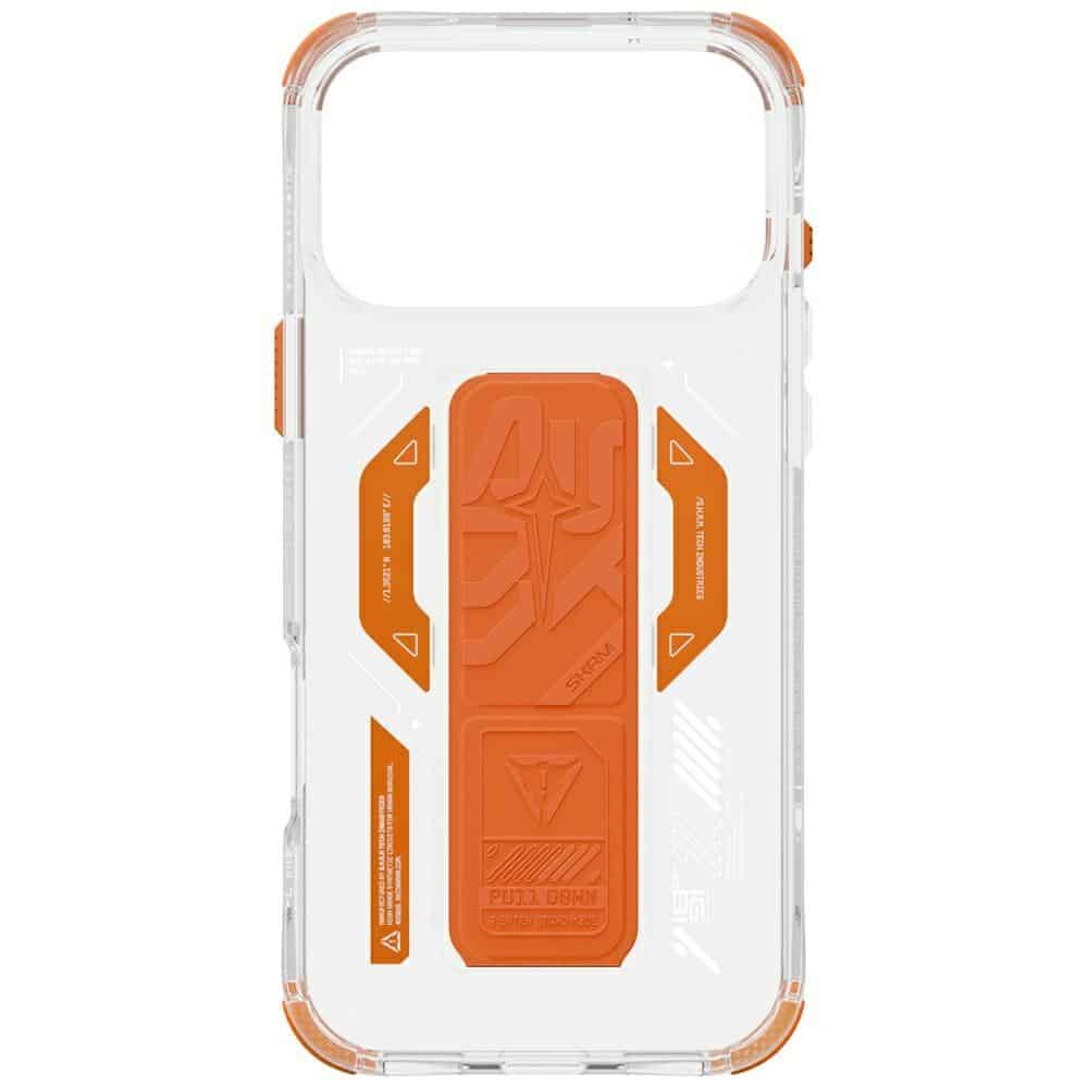 Θήκη Skinarma Helio Για iPhone 17 Pro Max Με Μαγνητική Φόρτιση + Βάση Στήριξης Πορτοκαλί - Image 4