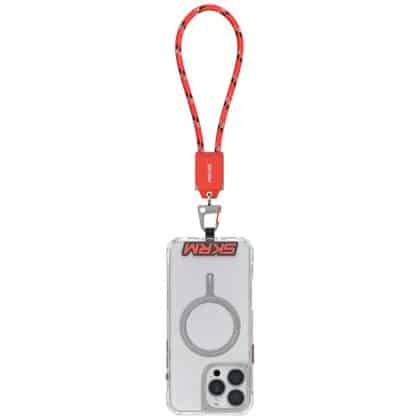 Universal 2in1 Λουράκι/Καλώδιο  Λαιμού Τηλεφώνου Skinarma Dyno Ve USB-C/usb-C Κόκκινη