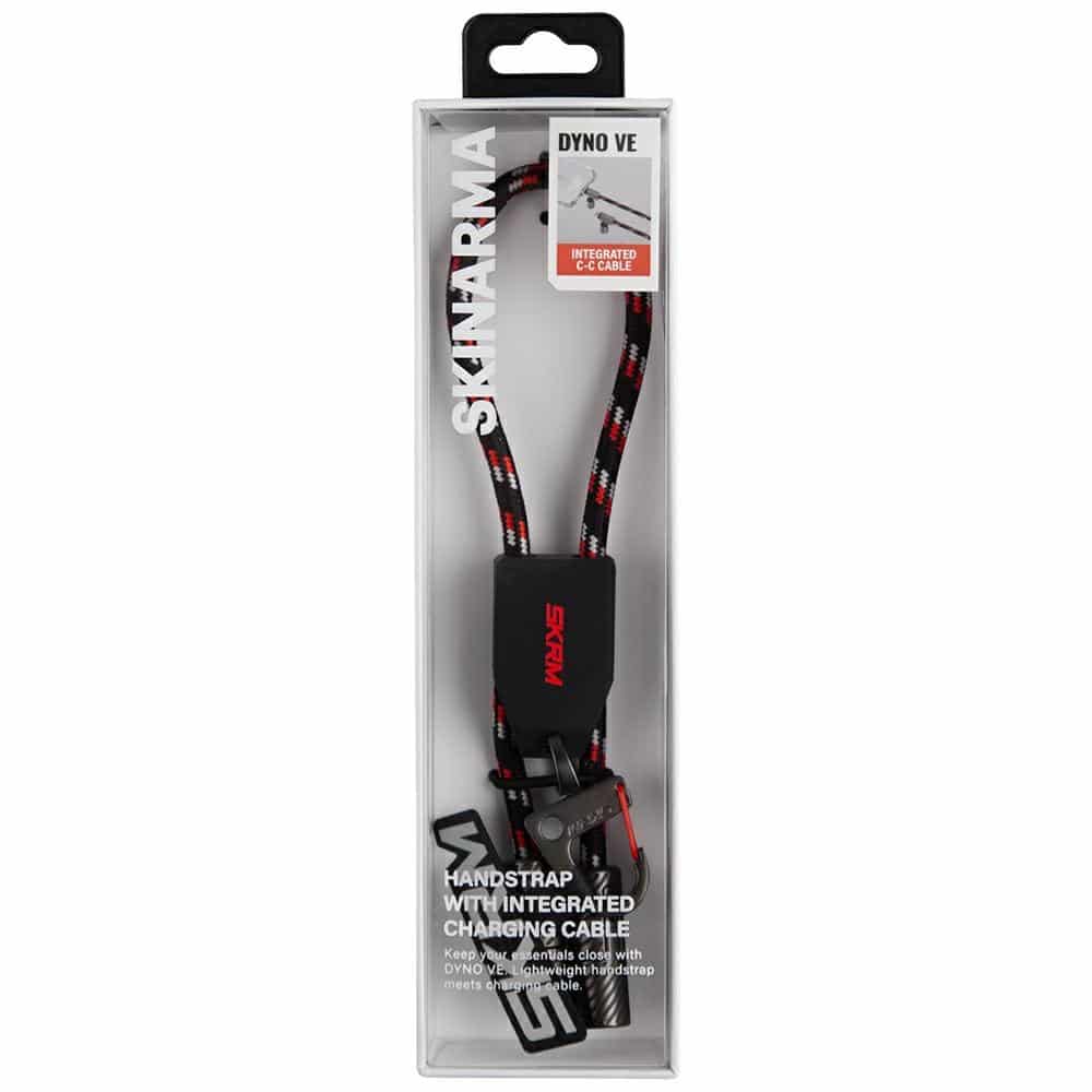 Universal 2in1 Λουράκι/Καλώδιο Λαιμού Τηλεφώνου Skinarma Dyno Ve USB-C/usb-C Μαύρο - Image 3
