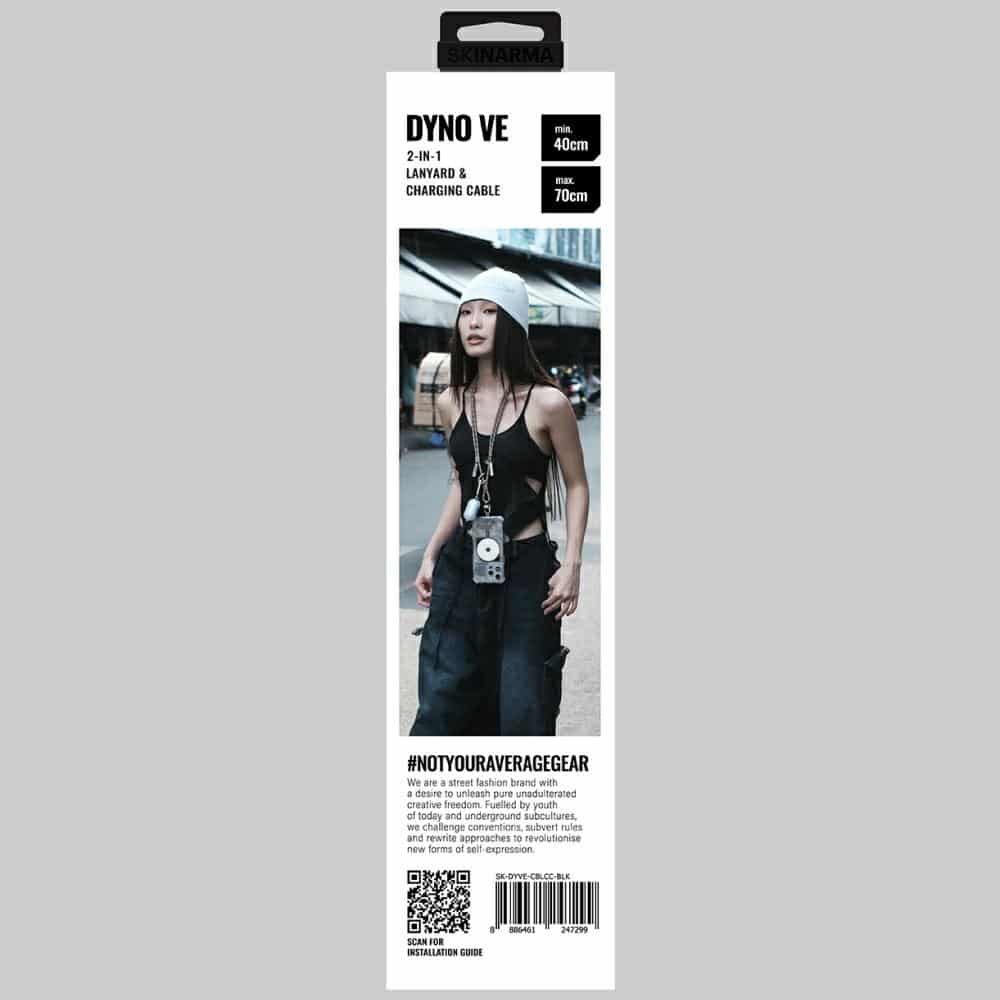 Universal 2in1 Λουράκι/Καλώδιο Λαιμού Τηλεφώνου Skinarma Dyno Ve USB‑c/usb‑c Σε Κόκκινο - Image 9