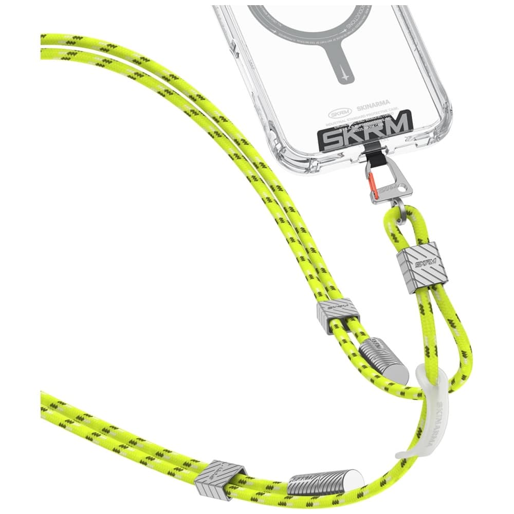 Universal 2in1 Λουράκι/Καλώδιο Λαιμού Τηλεφώνου Skinarma Dyno Ve USB-C/usb-C Niteglow - Image 2