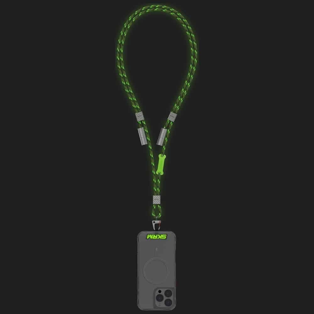 Universal 2in1 Λουράκι/Καλώδιο Λαιμού Τηλεφώνου Skinarma Dyno Ve USB-C/usb-C Niteglow - Image 4