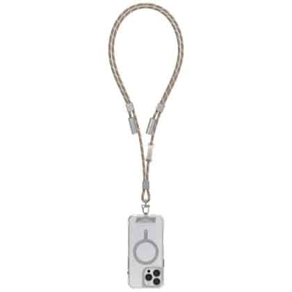 Universal 2in1 Λουράκι/Καλώδιο  Λαιμού Τηλεφώνου Skinarma Dyno Ve USB-C/usb-C Σε Μπεζ
