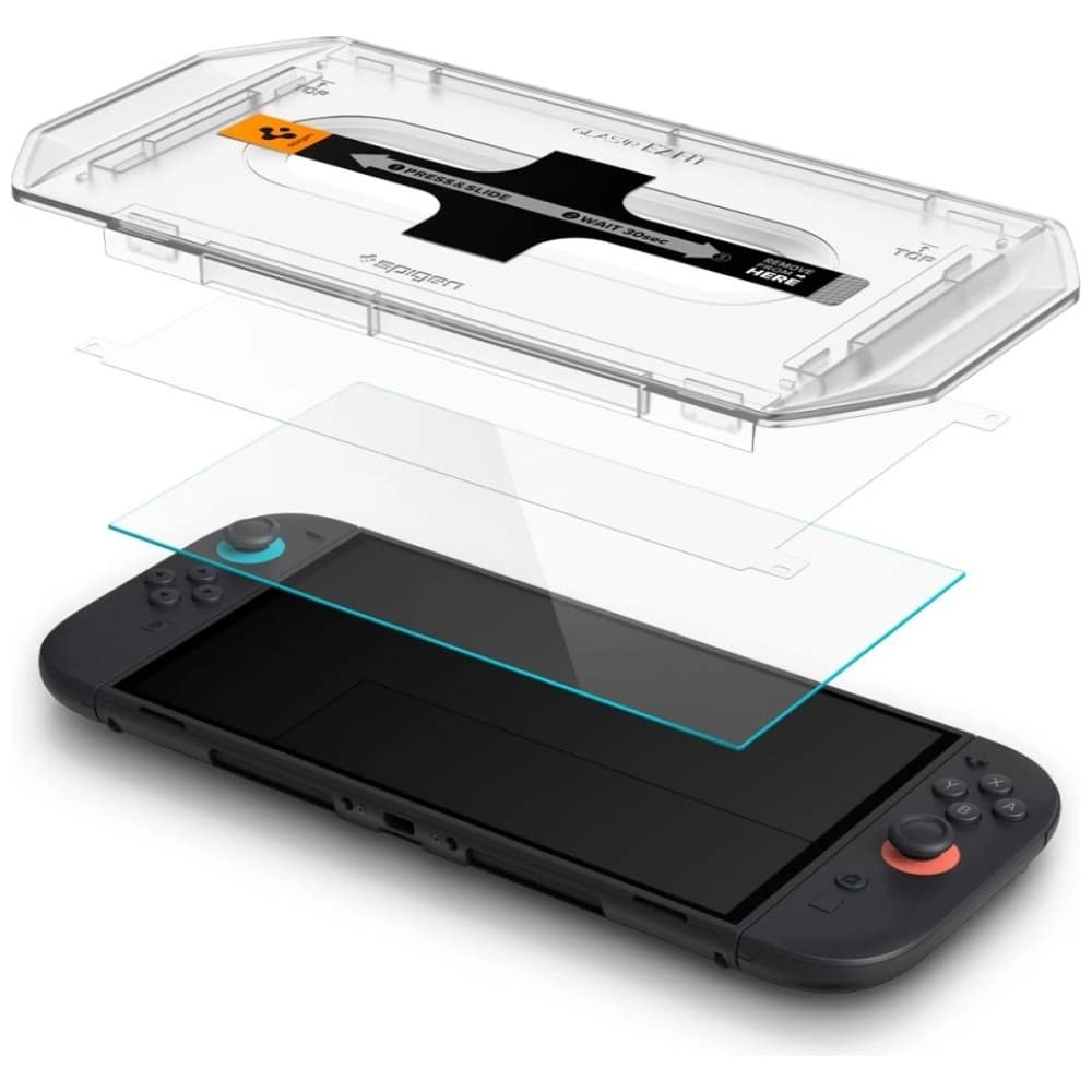 Tempered Glass Spigen Glas.tr Ez Fit For Nintendo Switch 2 (2pcs) - Image 2