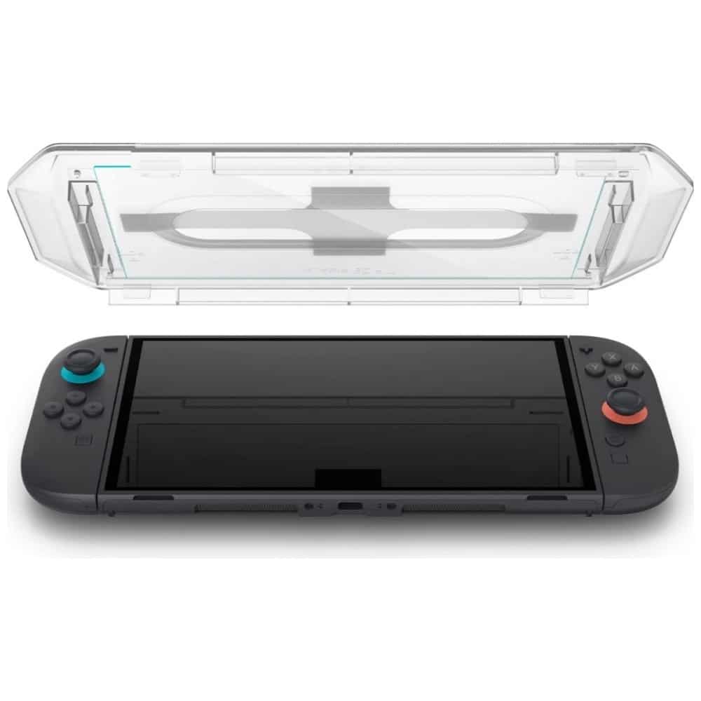 Tempered Glass Spigen Glas.tr Ez Fit For Nintendo Switch 2 (2pcs) - Image 5
