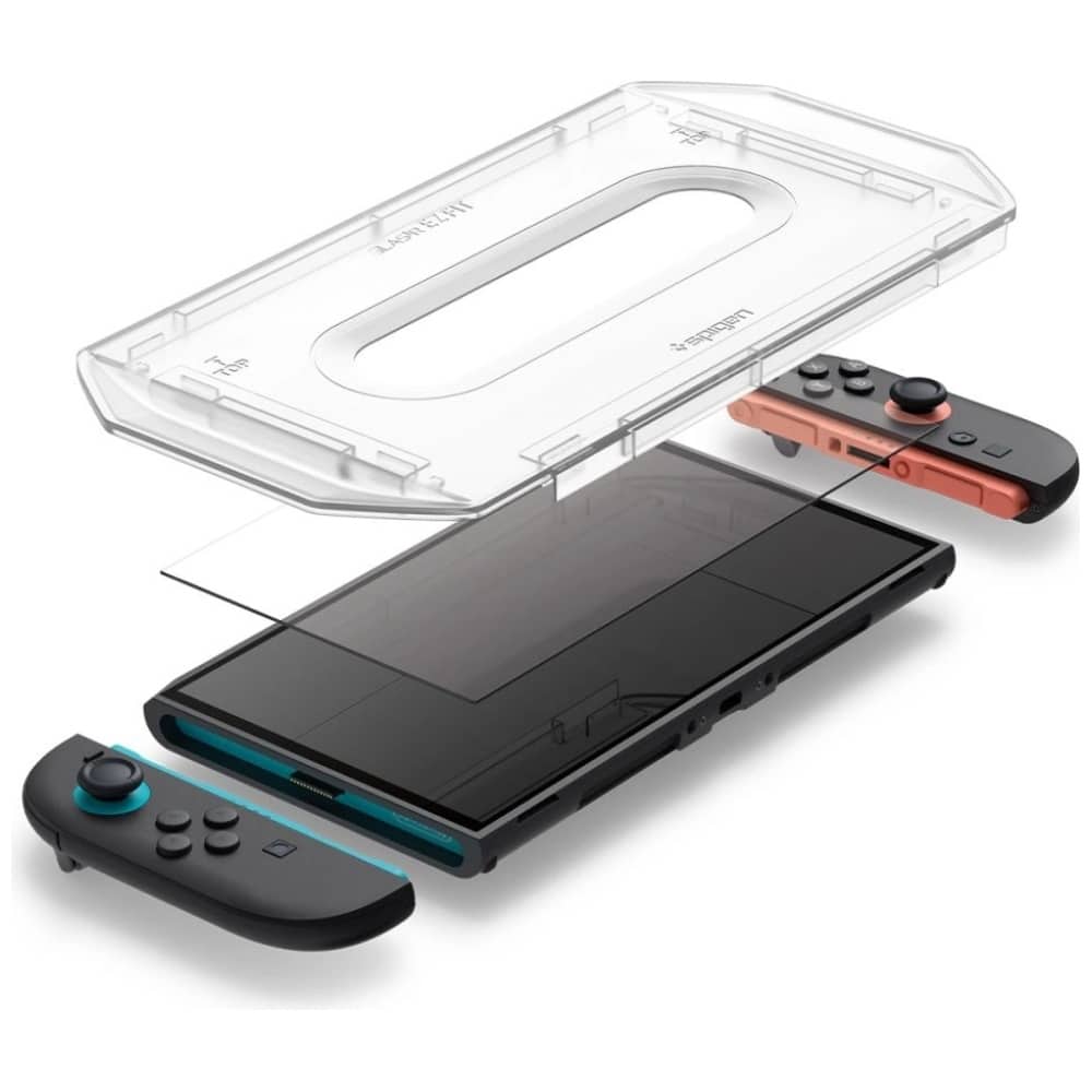 Tempered Glass Spigen Glas.tr Ez Fit For Nintendo Switch 2 (2pcs) - Image 6