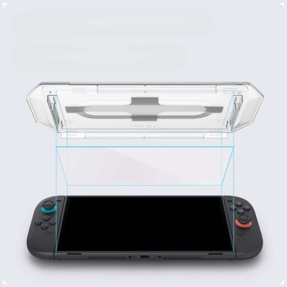Tempered Glass Spigen Glas.tr Ez Fit For Nintendo Switch 2 (2pcs) - Image 7