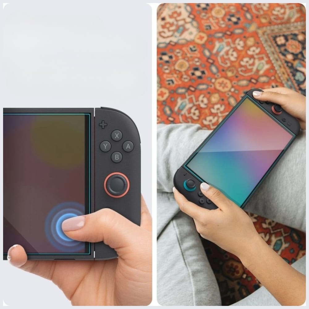 Tempered Glass Spigen Glas.tr Ez Fit For Nintendo Switch 2 (2pcs) - Image 8