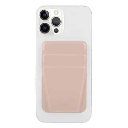 Uniq Lyft Magnetic Phone Holder Snap-On Stand And Card Holder Pink