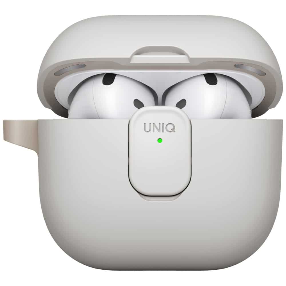 Case Uniq Clyde For Airpods 4 Lock Case Beige - Image 3