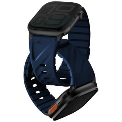 Strap Uniq Fluo για Apple Watch 49/46/45/44/42/41/40mm Magnetic Blue