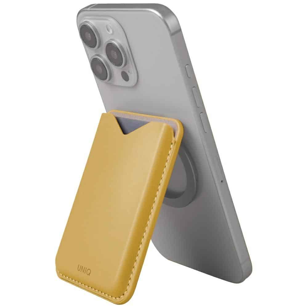 Magnetic Wallet Uniq Lyden Evo Stand Phone Yellow - Image 2