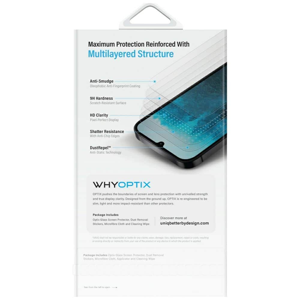 Uniq Optix Clear Tempered Glass για Samsung Galaxy Z Fold7 - Image 4