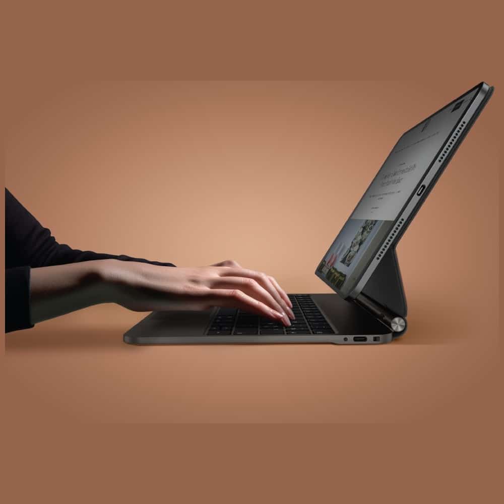 Case Uniq Venno Pro Magnetic Smart With Keyboard For iPad Pro 11" M4 (2024) Caramel - Image 4