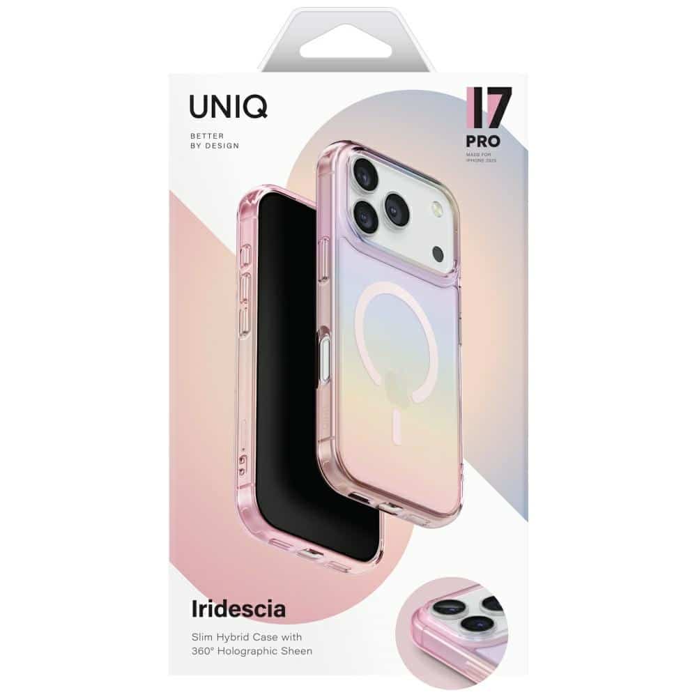 Θήκη Uniq Iridescia Για iPhone 17 Pro Με Magclick Charging - Ροζ Πρίσμα - Image 6