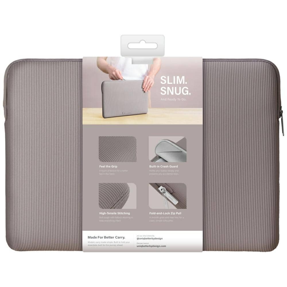 Θήκη Laptop Uniq Cyprus Ridge Edition 16" Ανθεκτική Στο Νερό Από Νιπρόν Γκρι - Image 8