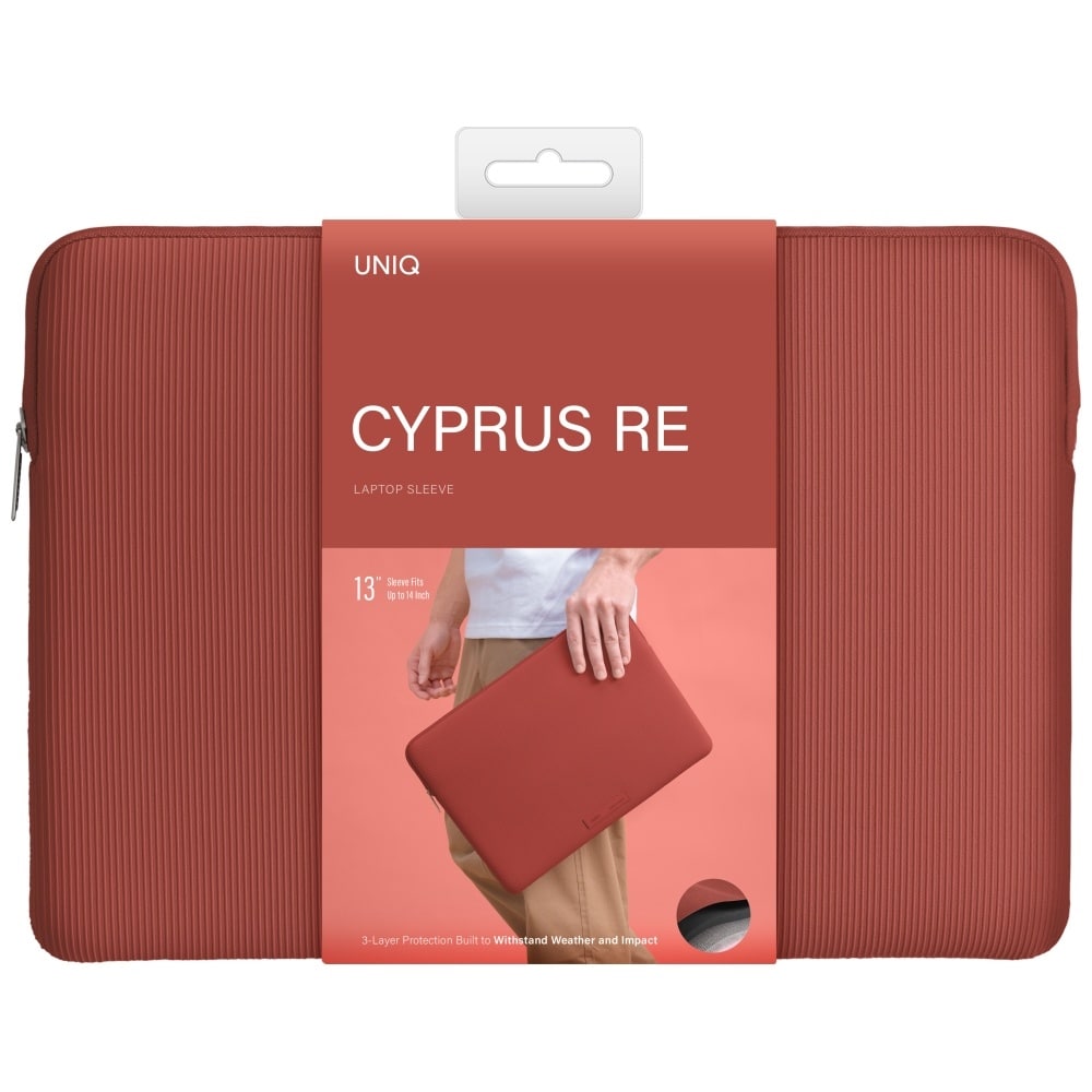 Θήκη Λαπτοπ Uniq Cyprus Ridge Edition 14" Αδιάβροχη Νάιλον Κόκκινη - Image 6