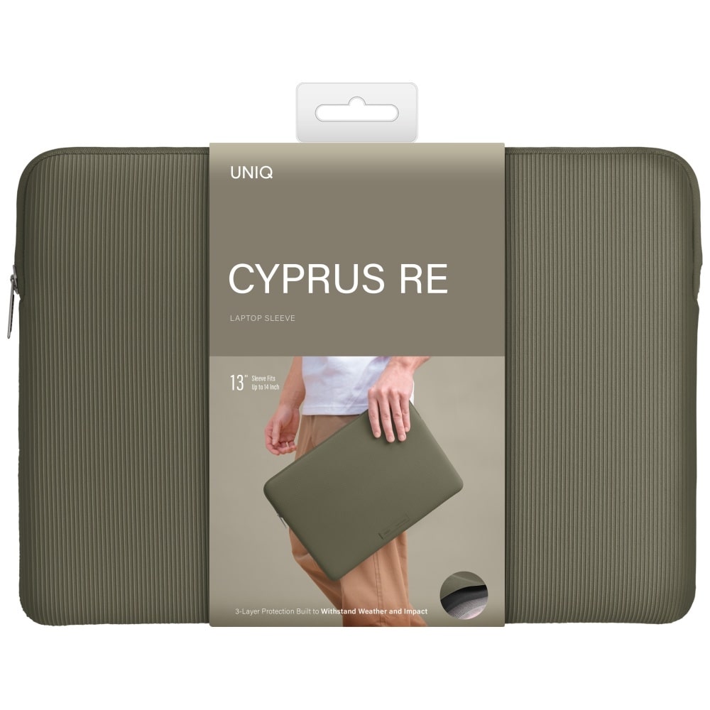 Θήκη Λάπτοπ Uniq Cyprus Ridge Edition 14" Αδιάβροχη Από Νεοπρένιο Πράσινη - Image 6