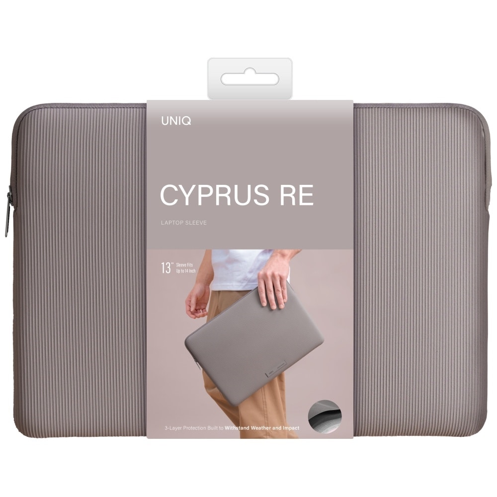 Θήκη Λαπτοπ Uniq Cyprus Ridge Edition 14" Αδιάβροχη Νεοπρένιο Γκρι - Image 7