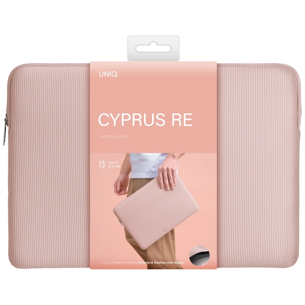 Θήκη Λάπτοπ Uniq Cyprus Ridge Edition 14" Αδιάβροχη Από Νεοπρένιο Ροζ - Image 6