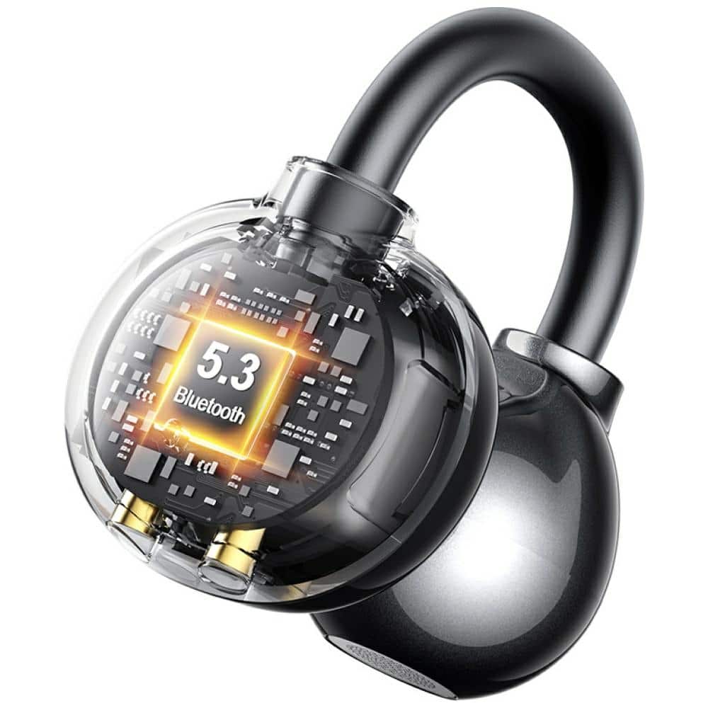 Earphones Bluetooth Usams Echo R02 Clip-On Wireless Grey - Image 10