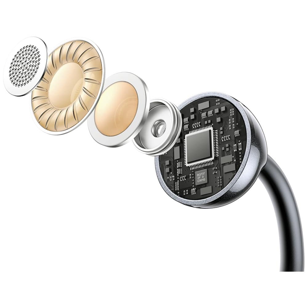 Earphones Bluetooth Usams Echo R02 Clip-On Wireless Grey - Image 8