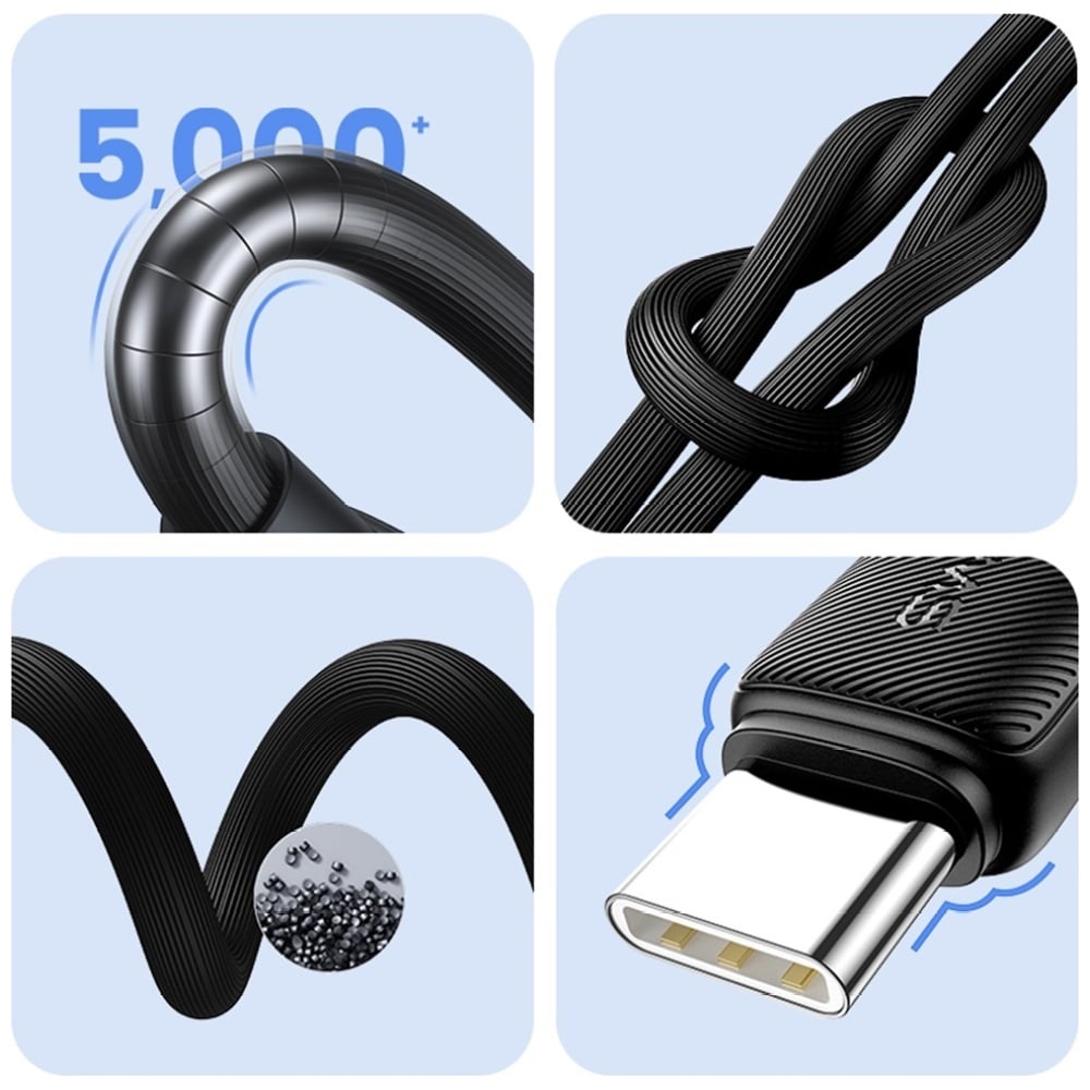 Καλώδιο Usams Ky Series Us-Sj696 60w USB-C To USB-C 2m White - Image 13