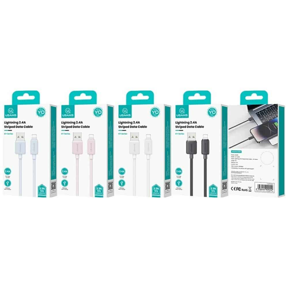 Καλώδιο Usams Ky Series Us-Sj694 2.4a Lightning To USB-A 2m White - Image 11