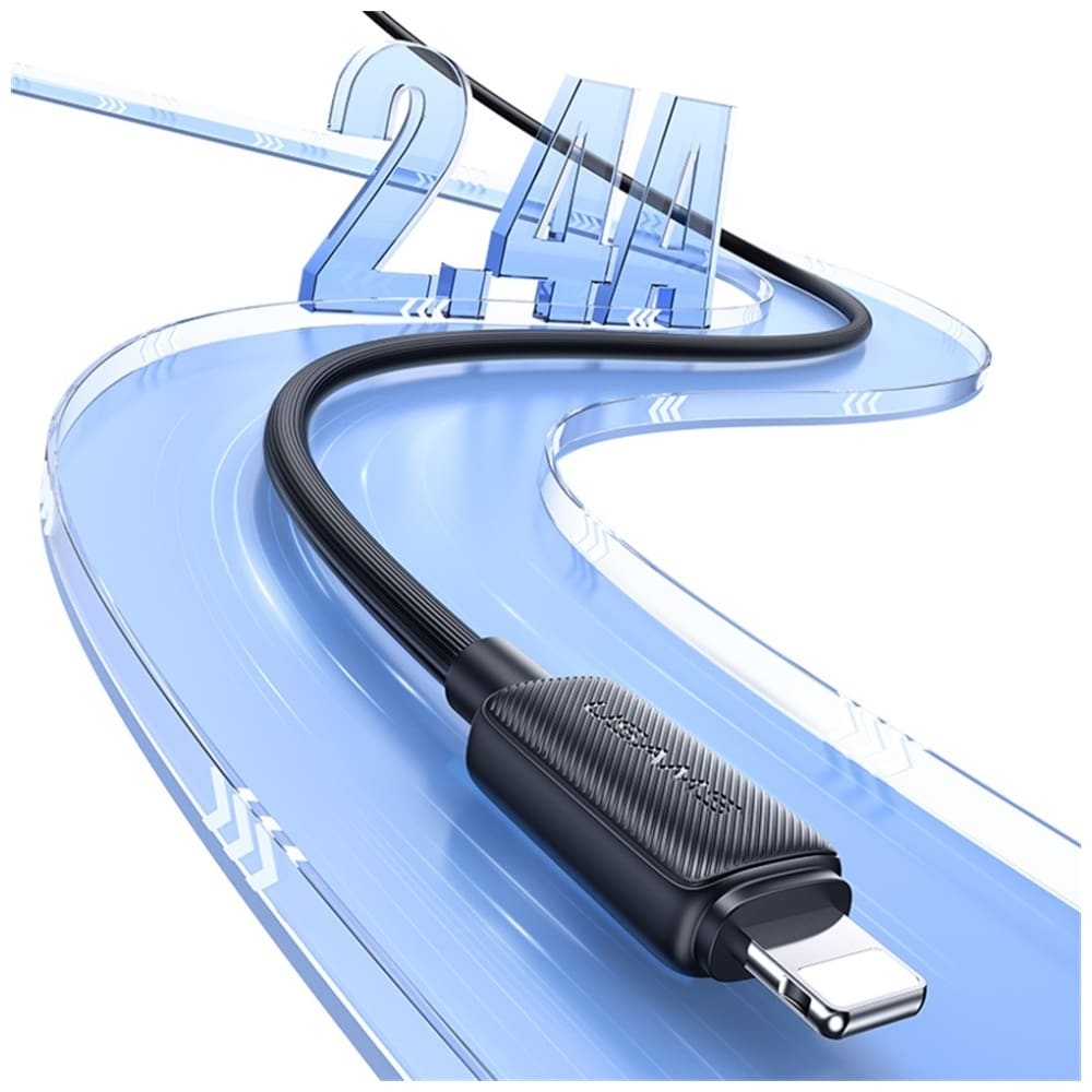 Καλώδιο Usams Ky Series Us-Sj694 2.4a Lightning To USB-A 2m White - Image 4