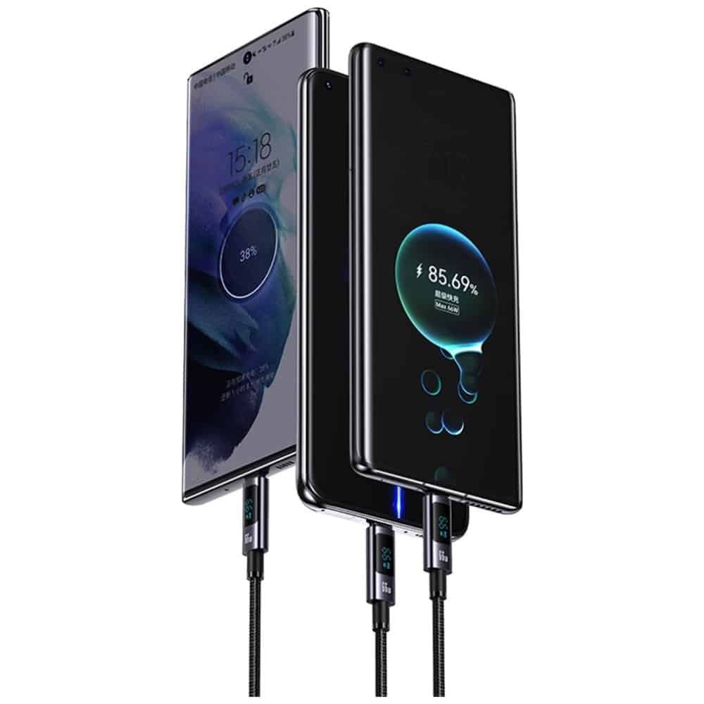 Καλώδιο Usams Sufeng Series Us-Sj673 66w 6a Fast Charging USB-C Do USB-A 1.2m Tarnish - Image 5