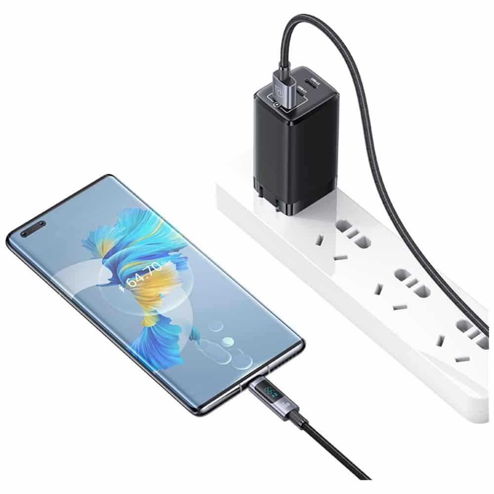 Καλώδιο Usams Sufeng Series Us-Sj673 66w 6a Fast Charging USB-C Do USB-A 1.2m Tarnish - Image 7