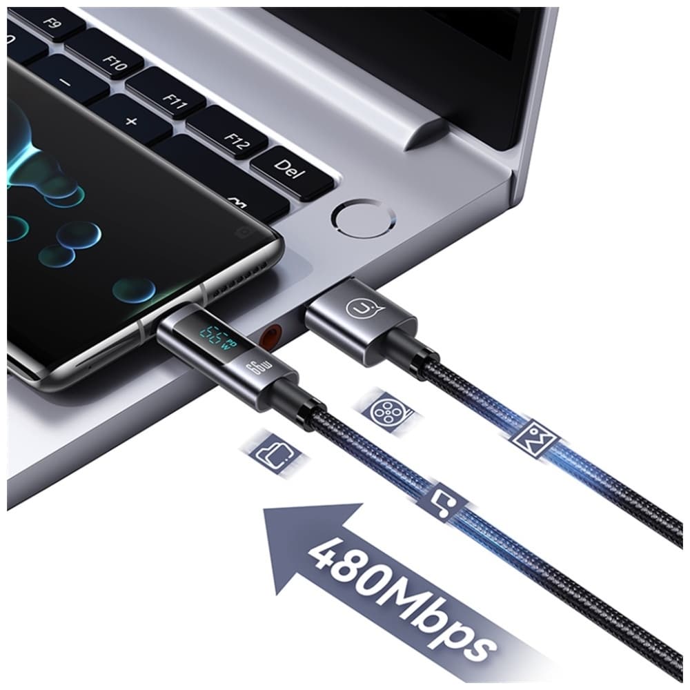 Καλώδιο Usams Sufeng Series Us-Sj673 66w 6a Fast Charging USB-C Do USB-A 1.2m Tarnish - Image 8