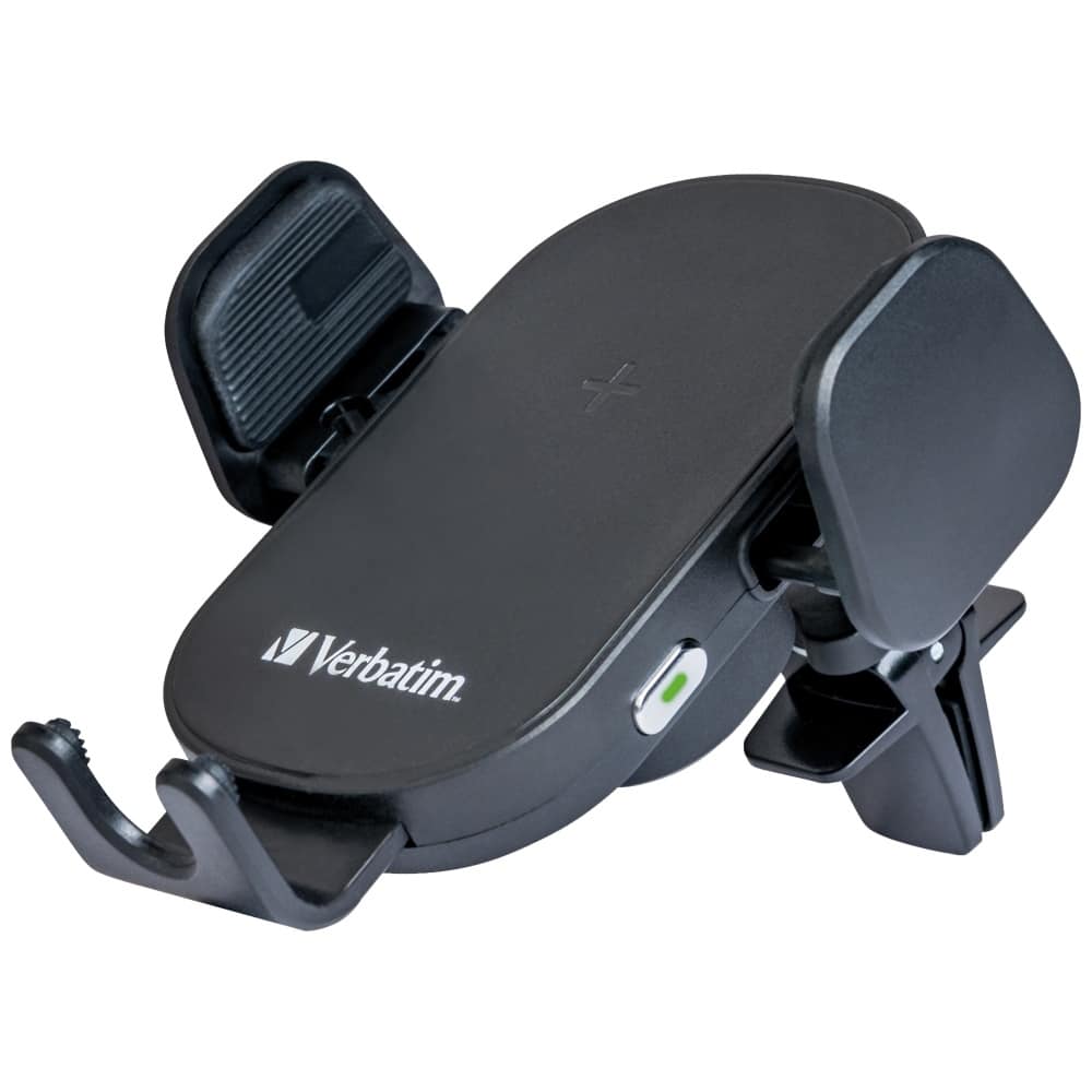 Car Holder With Wireless Charger Verbatim Fwc-01 15w Qi Black 49552 - Image 2