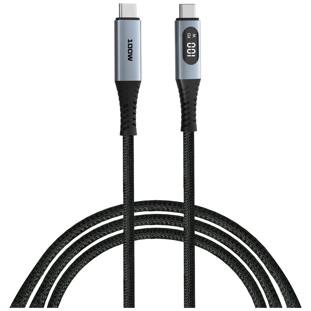 Καλώδιο Verbatim Sync & Charge USB-C To USB-C 100w Display 120cm Black 31848 - Image 3