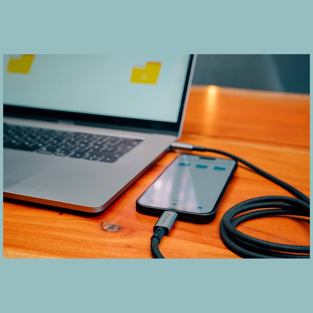 Καλώδιο Verbatim Sync & Charge USB-C To USB-C 240w 40gb/s 120cm Black 31847 - Image 4