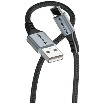 Καλώδιο Verbatim Sync & Charge USB-A To USB-C Qc 120cm Black 31843