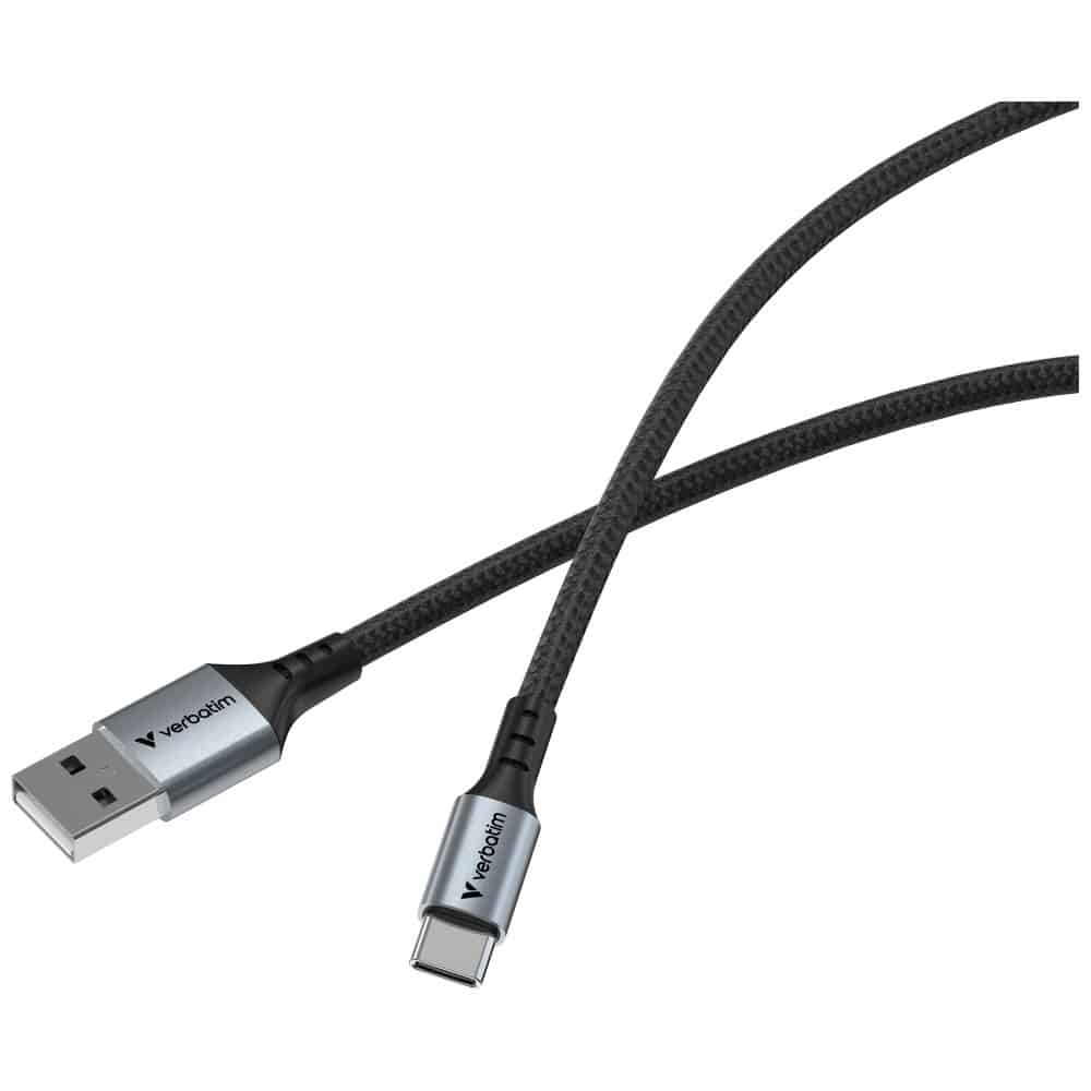 Καλώδιο Verbatim Sync & Charge USB-A To USB-C Qc 120cm Black 31843 - Image 2
