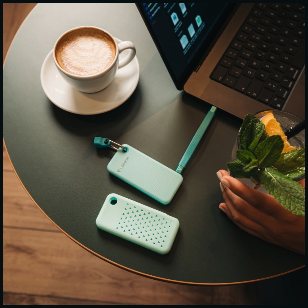 Εξωτερικός Δίσκος Verbatim Pocket Ssd 2tb USB-C 3.2 Gen.2 Μαύρος - Πολικό Μπλε 32325 - Image 6