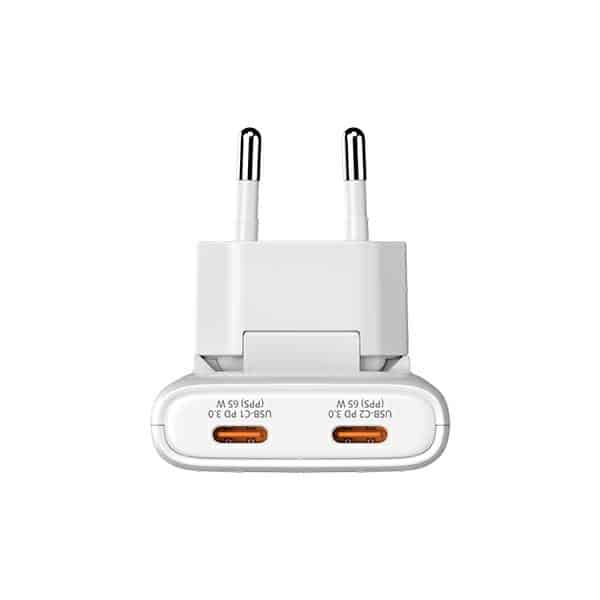Φορτιστής Verbatim Fold N Go Gan 65w Λευκός 32355 - Image 3