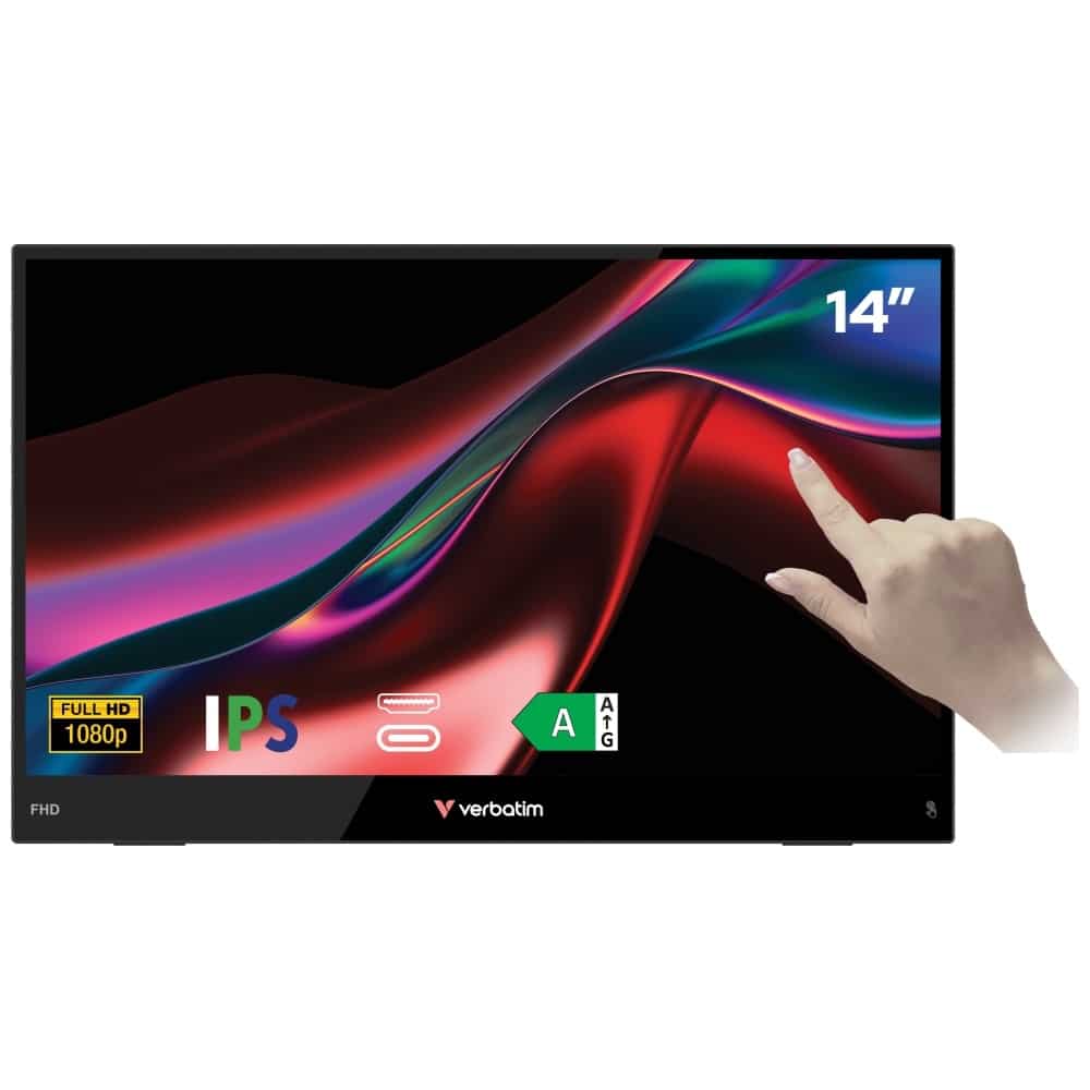 Φορητή Οθόνη Αφής Verbatim Light 14" Fhd Μαύρη 32400 - Image 2
