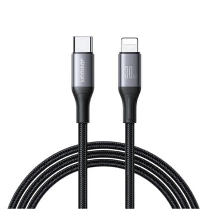 USB-C To Lightning Καλώδιο Joyroom S-A28 Flash, 30w, 3a, 1m, Black