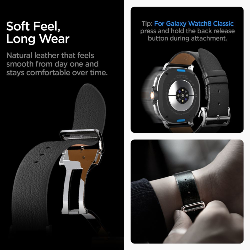 Spigen Enzo Για Samsung Galaxy Watch 8 / Classic (40 / 44 / 46 Mm) Μαυρο - Image 10