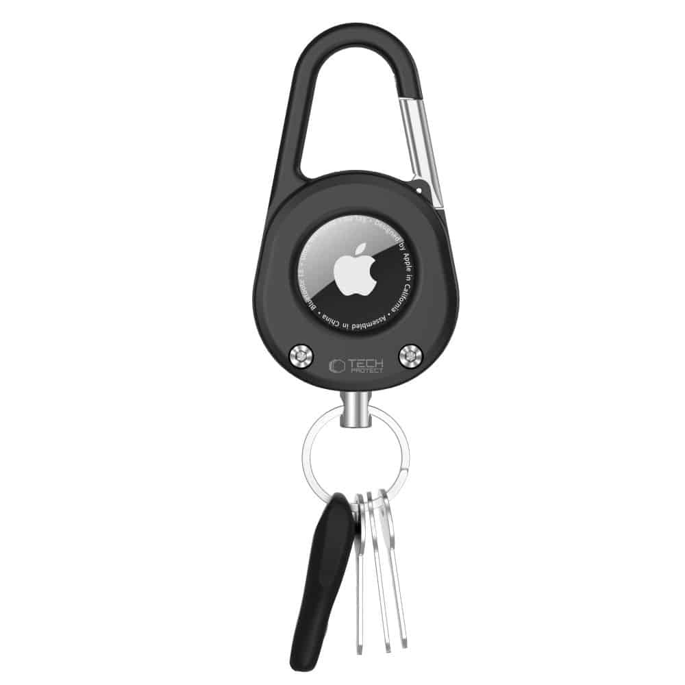 Tech-Protect Slidelock Keychain Για Apple Airtag 1 / 2 Μαυρο - Image 2