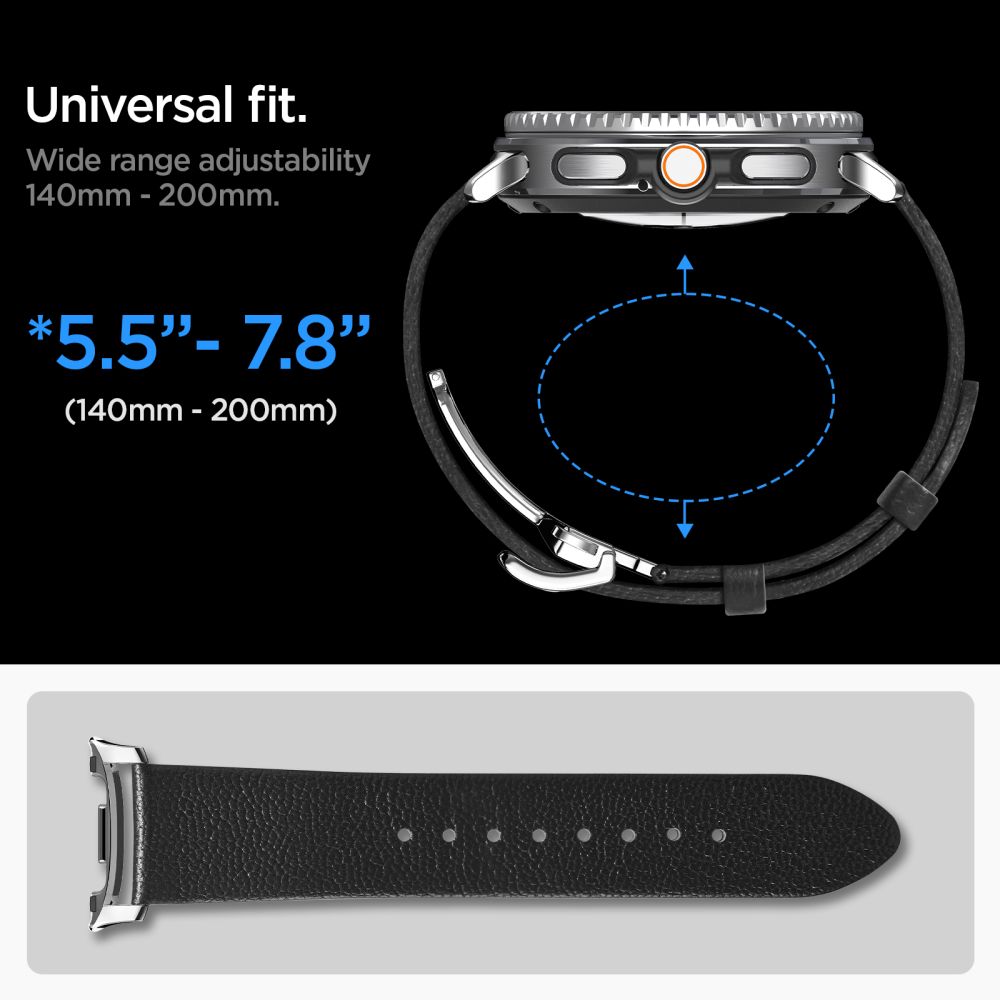 Spigen Enzo Για Samsung Galaxy Watch 8 / Classic (40 / 44 / 46 Mm) Μαυρο - Image 11