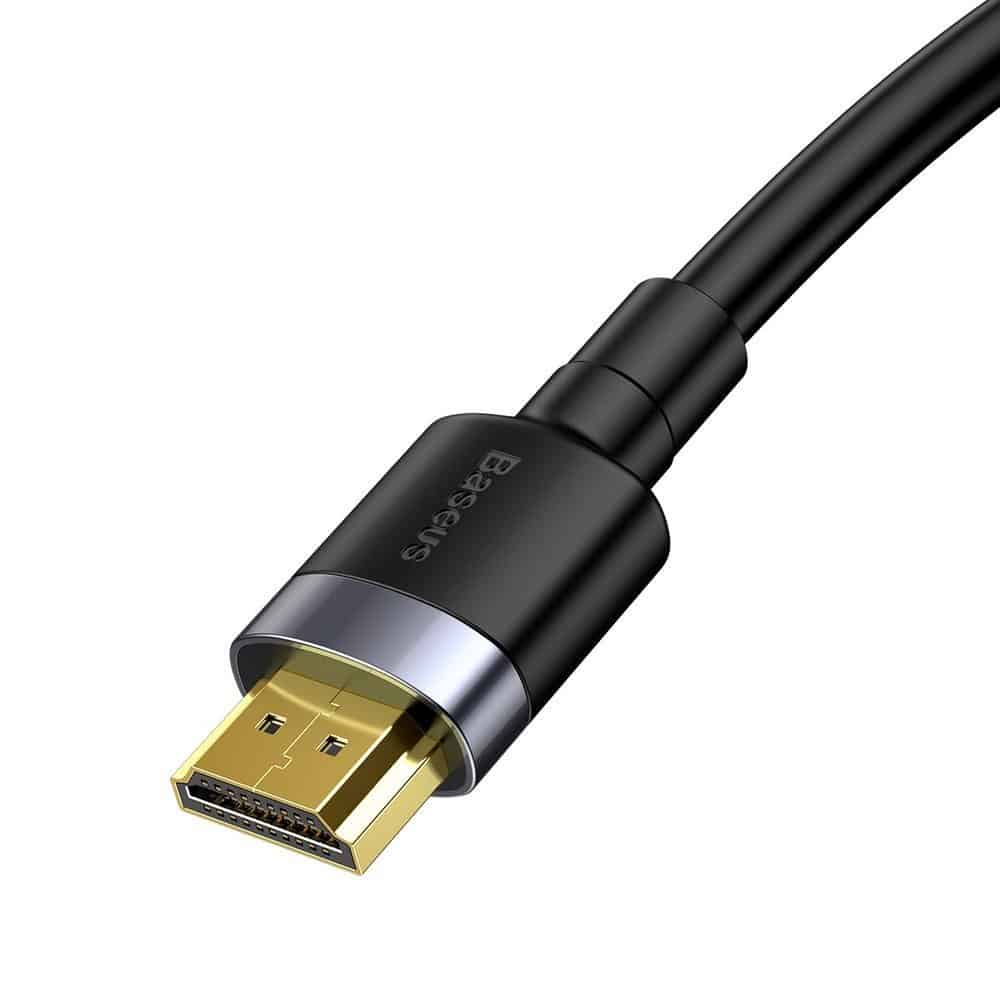 Baseus - Καλώδιο Βίντεο Cafule (cadklf-G01) - Hdmi Σε Hdmi, 4k, 3m - Μαύρο - Image 3