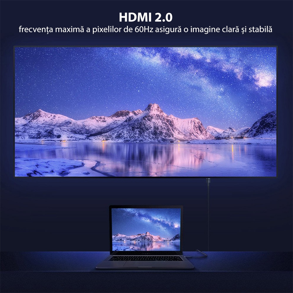 Baseus - Καλώδιο Βίντεο Cafule (cadklf-G01) - Hdmi Σε Hdmi, 4k, 3m - Μαύρο - Image 7