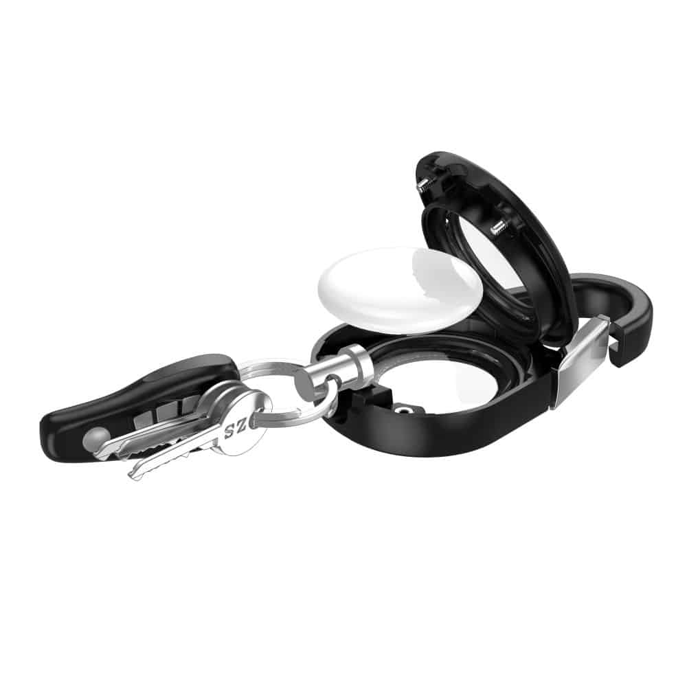 Tech-Protect Slidelock Keychain Για Apple Airtag 1 / 2 Μαυρο - Image 5