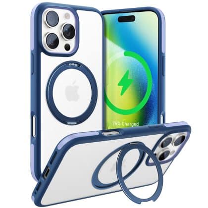 Torras Ostand R Fusion - θήκη για Apple iPhone 16 Pro - Μπλε