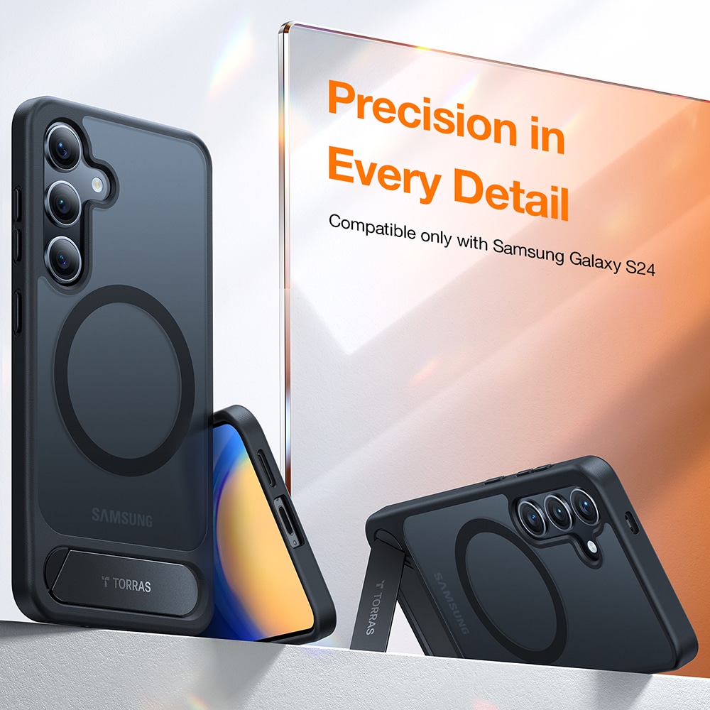 Torras Pstand - θήκη για Samsung Galaxy S24 - Μαύρο - Image 3